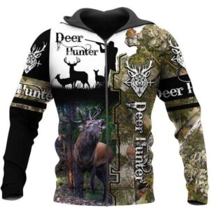 Deer Hunting Camo 3D Hoodie For Men For Women All Over Printed Hoodie - e8f386cedac2