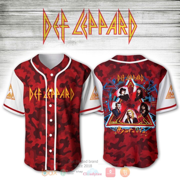 Def Leppard Baseball Jersey Shirt Def Leppard Baseball Jersey Shirt