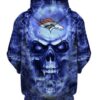 Denver Broncos Nfl Football Skull Hoodie All Over Print 3D Hoodie 3D Sweatshirt Clothing Hoodie21038 - 94ba19aeaddb