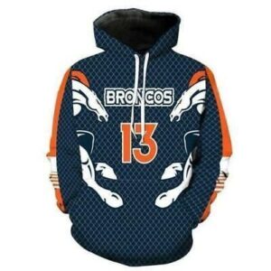 Denver Broncos Number 13 3D Hoodie For Men For Women All Over Printed Hoodie - 40be73be90d0