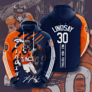 Denver Broncos Phillip Lindsay 3D Hoodie For Men For Women - 5750d610c663