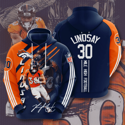 Denver Broncos Phillip Lindsay 3D Hoodie For Men For Women - 5750d610c663 Denver Broncos Phillip Lindsay 3D Hoodie For Men For Women - 5750d610c663