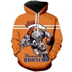 Denver Broncos Pullover And Zippered Hoodies Custom 3d Graphic Printed 3d Hoodie For Men For Women - 597d52961326