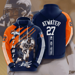 Denver Broncos Steve Atwater 3D Hoodie For Men For Women - 97310bb9c437