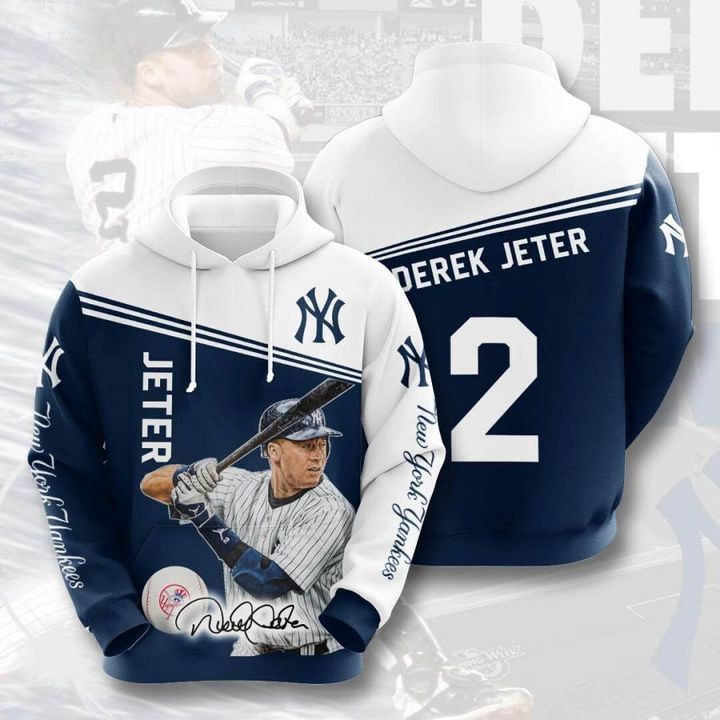 Derek Jeter 2 New York Yankees 3D Hoodie Sweatshirt For Fans Men Women All Over Printed Hoodie - 78bd3827289a Derek Jeter 2 New York Yankees 3D Hoodie Sweatshirt For Fans Men Women All Over Printed Hoodie - 78bd3827289a