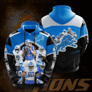 Detroit Lions 3D Hoodie - 2530459f3409