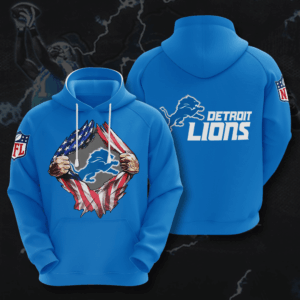 Detroit Lions 3D Hoodie - 277d3417d2d0
