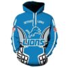 Detroit Lions 3D Hoodie Sweatshirt For Fans Men Women All Over Printed Hoodie - a13c47115a85