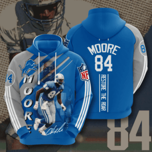 Detroit Lions Herman Moore 3D Hoodie For Men For Women All Over Printed Hoodie - d49daa631b58