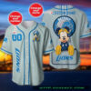 Detroit Lions Mickey Mouse Personalized Baseball Jersey Shirt