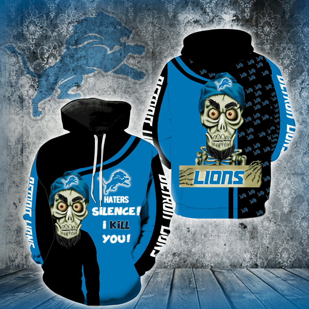 Detroit Lions Skull Full All Over Print 3D Hoodie For Men And Women - 410eeebf7435 Detroit Lions Skull Full All Over Print 3D Hoodie For Men And Women - 410eeebf7435
