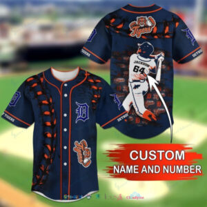 Detroit Tigers Mlb Personalized Baseball Jersey Shirt
