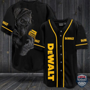 Dewalt Skull Baseball Jersey Shirt