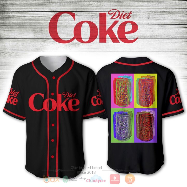 Diet Coke Baseball Jersey Shirt Diet Coke Baseball Jersey Shirt