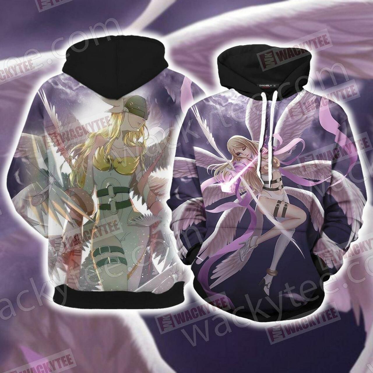 Digimon Angewomon Unisex 3D Hoodie All Over Print Hoodie4037 - a206e41e4b06 Digimon Angewomon Unisex 3D Hoodie All Over Print Hoodie4037 - a206e41e4b06