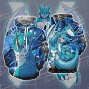 Digimon Exveemon Unisex 3D Hoodie All Over Print Hoodie327 - aaa2d562cd9b