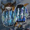Digimon - Garurumon New Unisex 3D Hoodie All Over Print Hoodie3501 - e8bcfd426cdf