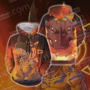 Digimon Greymon New 3D Hoodie All Over Print Hoodie4009 - 0f5503938c18