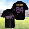 Dodgers Kobe Bryant 24 Baseball Jersey Shirt