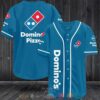 Domino’S Pizza Blue Baseball Jersey