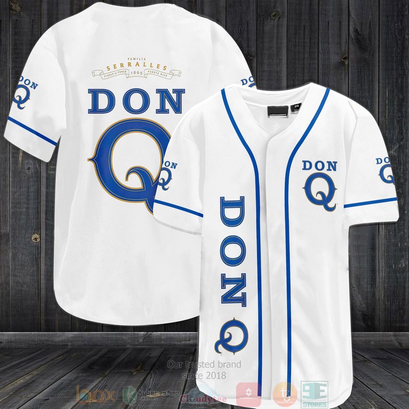 Don Q Familia Serralles Baseball Jersey Don Q Familia Serralles Baseball Jersey