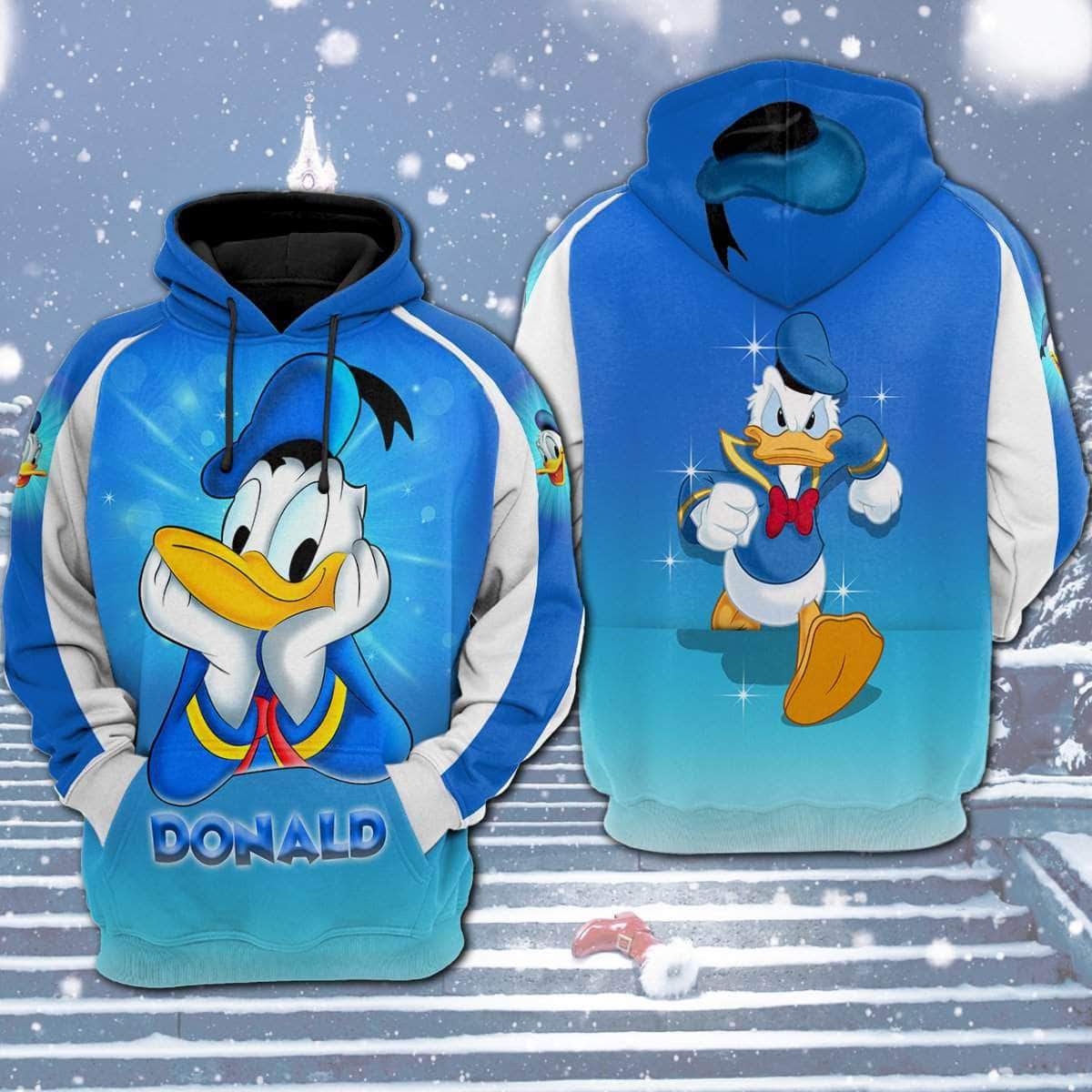 Donald Duck Cute Happy Art 3D Printed Hoodie/Zipper Hoodie - 21e5c1de345b Donald Duck Cute Happy Art 3D Printed Hoodie/Zipper Hoodie - 21e5c1de345b