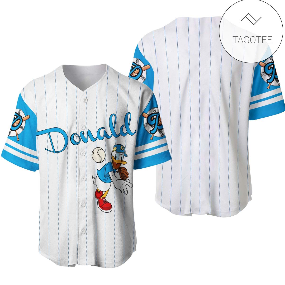 Donald Duck Disney Gift Baseball Jersey Donald Duck Disney Gift Baseball Jersey