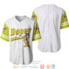 Dopey Dwarf Snow White Pinstripe White Baseball Jersey