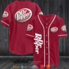 Dr Pepper Dark Red Baseball Jersey