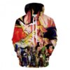 Dragon Ball Goku Anime Super Saiyan 3D Printed Hoodie/Zipper Hoodie - 45d66d01af88