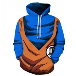 Dragon Ball Goku Cosplay Anime 3D Printed Hoodie/Zipper Hoodie - 46f291fc5aec