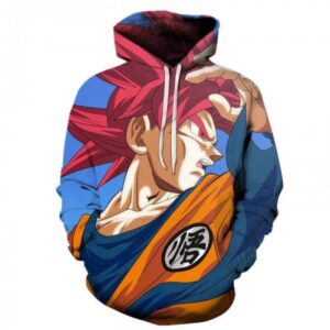 Dragon Ball Look Obliquely 3D Printed Hoodie/Zipper Hoodie - b4c56c1f16b8