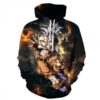 Dragon Ball S Anime Goku Saiyan 3D Printed Hoodie/Zipper Hoodie - b5c79ece12cb
