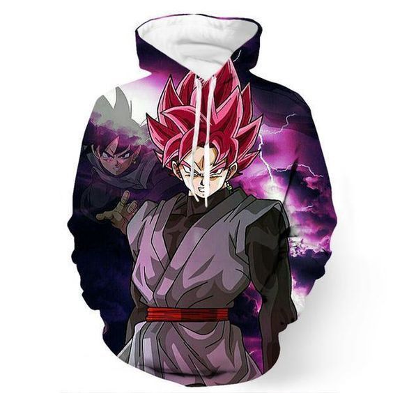 Dragon Ball Super Black Goku Super Saiyan Rose Lightning Pullover And Zippered Hoodies Custom 3D Graphic Printed 3D Hoodie All Over Print Hoodie For Men For Women - d273e26a31a1 Dragon Ball Super Black Goku Super Saiyan Rose Lightning Pullover And Zippered Hoodies Custom 3D Graphic Printed 3D Hoodie All Over Print Hoodie For Men For Women - d273e26a31a1