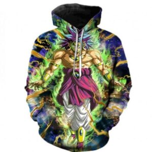 Dragon Ball Super Cartoon Dragon Ball Super Broly 3D Printed Hoodie/Zipper Hoodie - 1087b7fd41c3