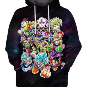 Dragon Ball Super Tournament Of Power Super Saiyan Pullover And Zippered Hoodies Custom 3D Graphic Printed 3D Hoodie All Over Print Hoodie For Men For Women - 54a9a70caa13