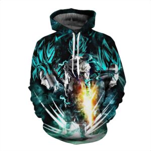 Dragon Ball Z Black Goku And Vegata Pullover 3D Hoodie For Men Women All Over 3D Printed Hoodie CSOS031 - c806982bf2ea