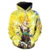 Dragon Ball Z Cosplay Vegeta Goku Anime 3D Printed Hoodie/Zipper Hoodie - 1640c0eeb7df