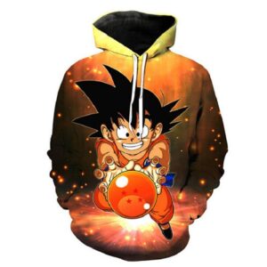 Dragon Ball Z Goku 3D Printed Hoodie/Zipper Hoodie - cb961c08a42b