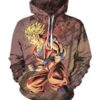 Dragon Ball Z Goku 3D Printed Hoodie/Zipper Hoodie - d78efe609245