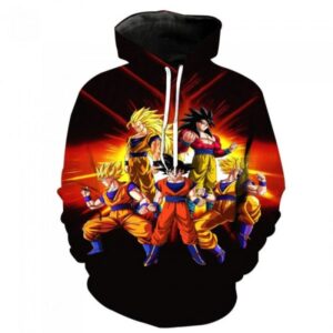Dragon Ball Z Goku 3D Printed Hoodie/Zipper Hoodie - e0bbf3cf6afb