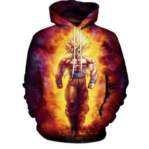 Dragon Ball Z Goku Super Saiyan Blue 3D Printed Hoodie/Zipper Hoodie - 507fa9fb8f4a