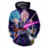 Dragon Ball Z Goku Super Saiyan Blue Awesome 3D Printed Hoodie/Zipper Hoodie - 334a0571e6fc