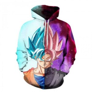 Dragon Ball Z Goku Super Saiyan Blue Awesome 3D Printed Hoodie/Zipper Hoodie - 33fde368f467
