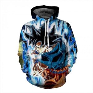Dragon Ball Z Goku Super Saiyan Blue Awesome 3D Printed Hoodie/Zipper Hoodie - 48f517b03cca