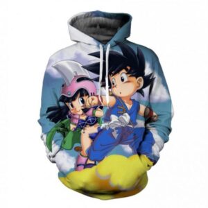 Dragon Ball Z S Cute Goku Chichi Dragon Hero S 3D Printed Hoodie/Zipper Hoodie - 4e4f03f6c10e