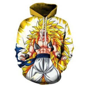 Dragon Ball Z Super Saiyan Pullover And Zippered Hoodies Custom 3D Graphic Printed 3D Hoodie All Over Print Hoodie For Men For Women - fb626247ec85