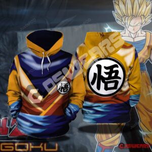 Dragon Ball Z ï¿½ Super Saiyan Goku Pullover 3D Hoodie For Men Women All Over 3D Printed Hoodie - e3ed2680b254