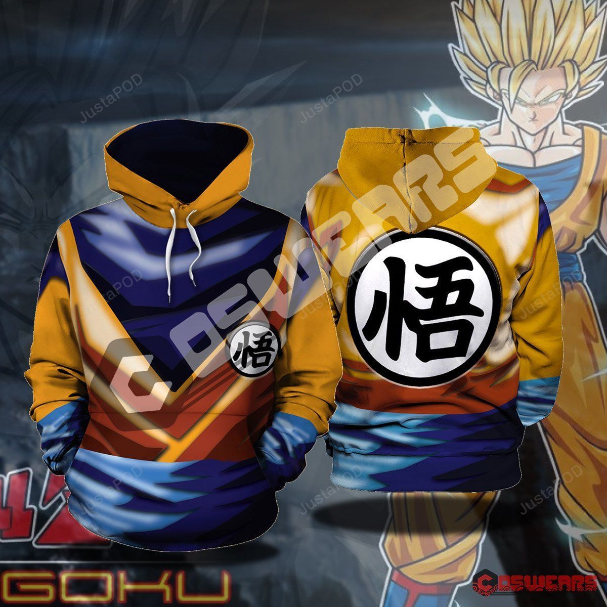 Dragon Ball Z � Super Saiyan Goku Pullover 3D Hoodie For Men Women All Over 3D Printed Hoodie - e3ed2680b254 Dragon Ball Z � Super Saiyan Goku Pullover 3D Hoodie For Men Women All Over 3D Printed Hoodie - e3ed2680b254