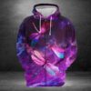 Dragonfly Purple Sky 3D Printed Hoodie/Zipper Hoodie - 877fd0244ba9